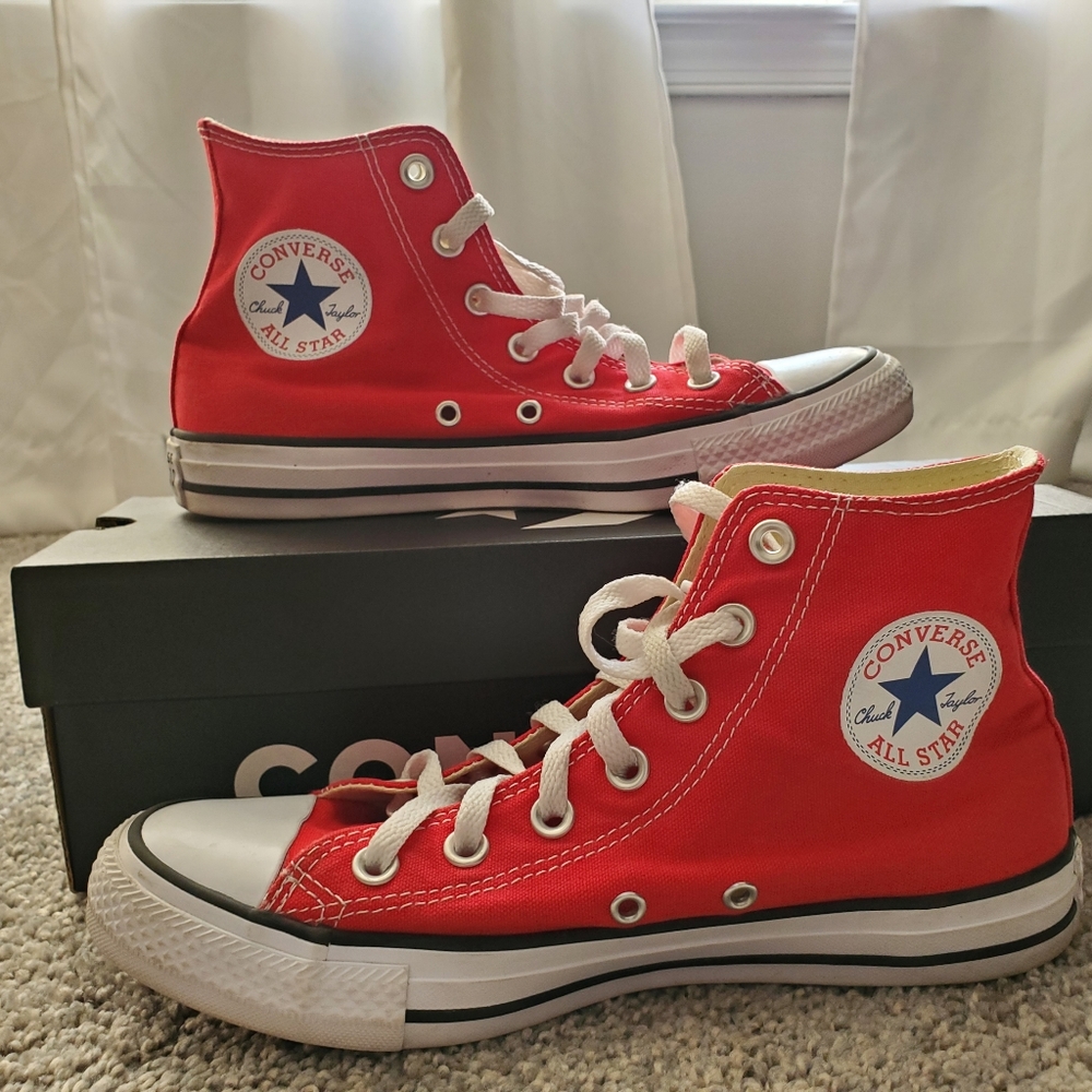 Red Converse Sneakers